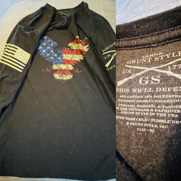 Mens Long sleeve Grunt style - Picture 3 of 3